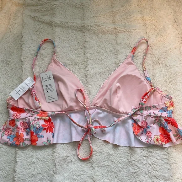 BNWT Pink Floral Midkini Bathing Suit - Picture 5 of 6